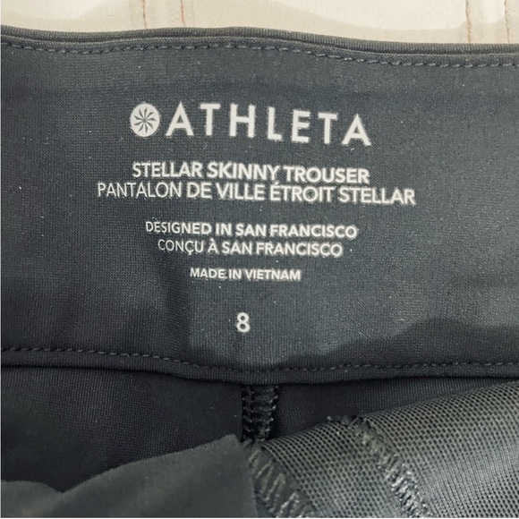 Athleta Stellar Skinny Trouser size 8 - Picture 3 of 6